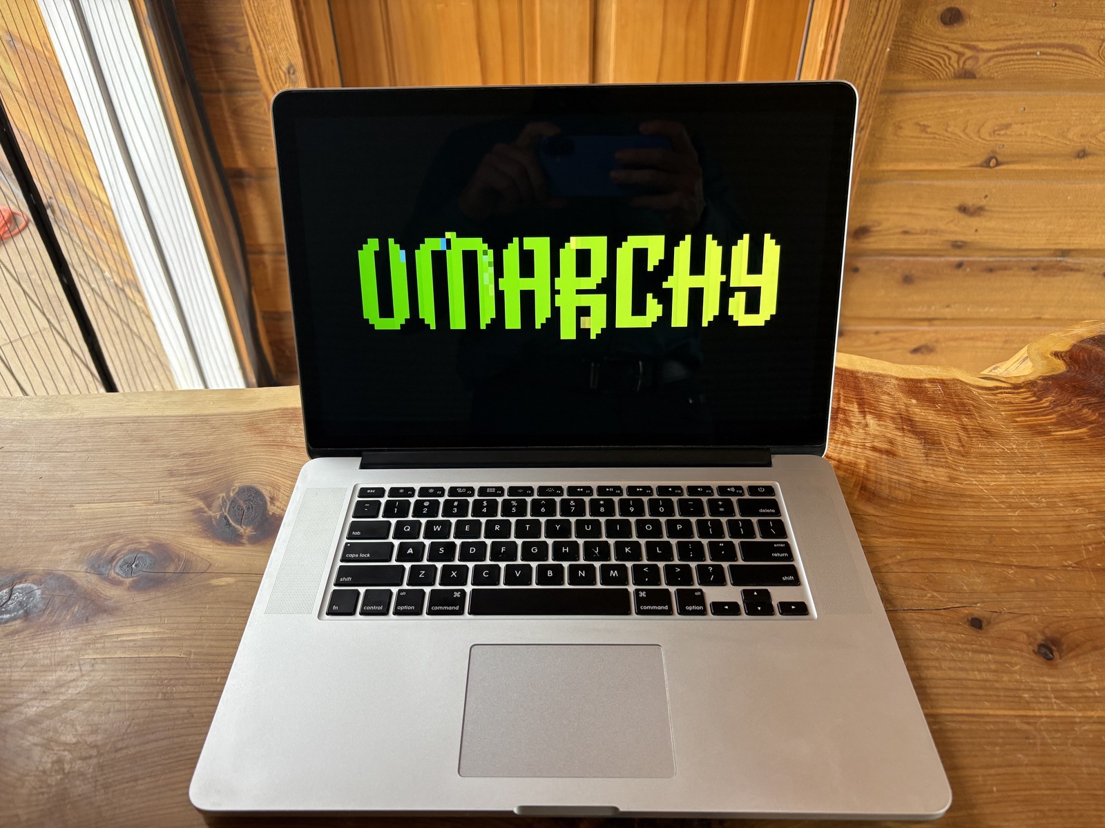MacBook running Omarchy Linux